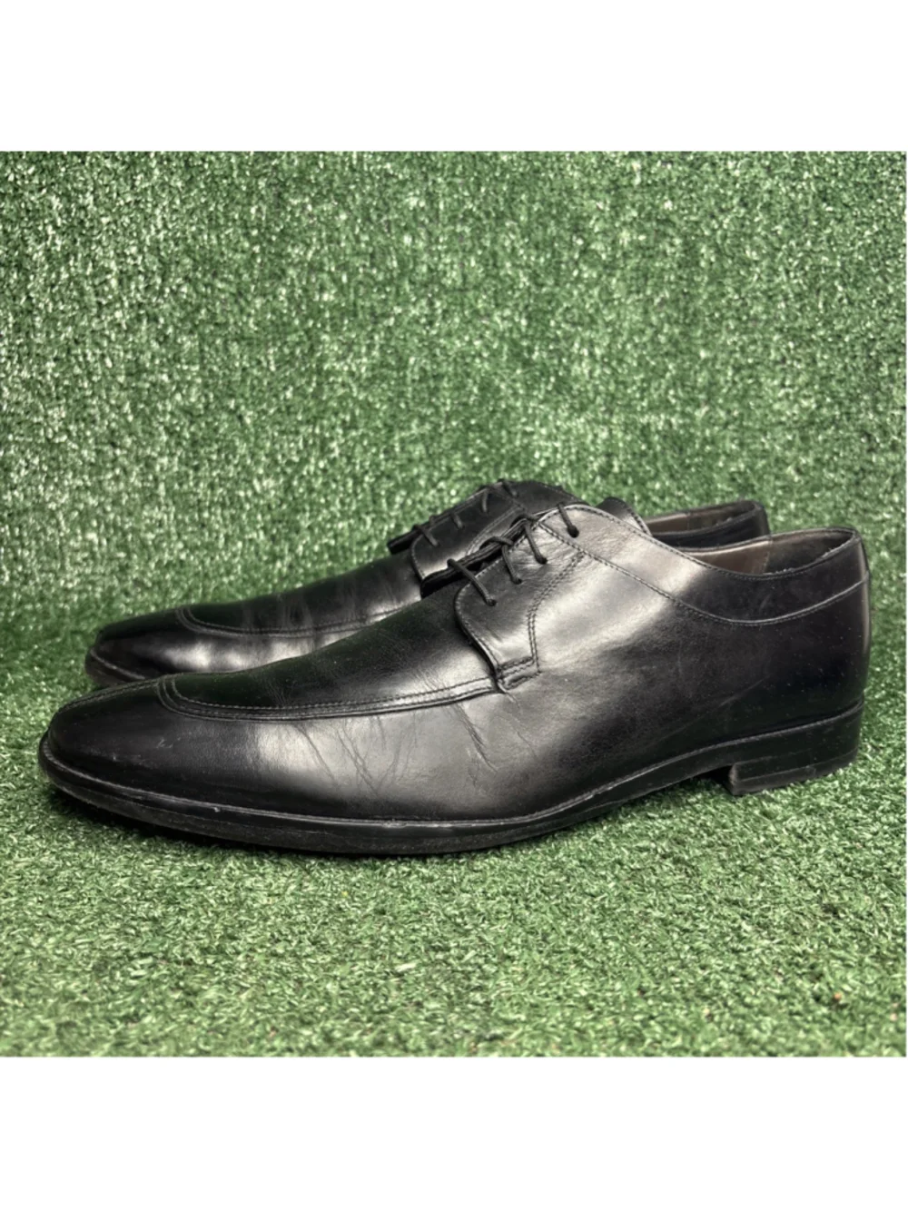 TO BOOT NEW YORK ADAM DERRICK‎ Black Leather Split Toe Oxford Shoes Sz 11.5
